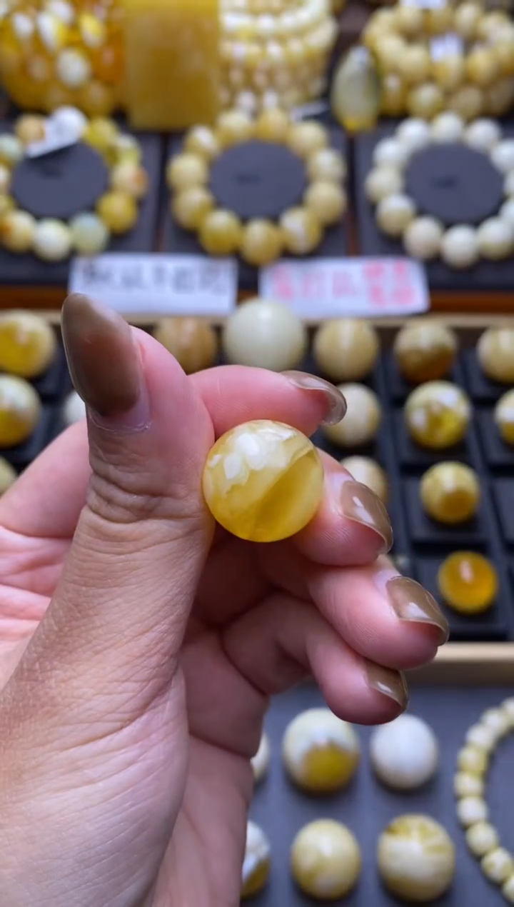 【闪购商品】琥珀裸石未镶嵌大小姐珠宝严选64