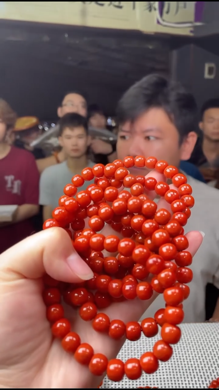 手串未镶嵌南红玛瑙36309T14-3N21-多样性/发一件