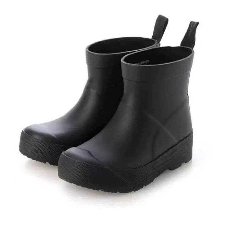 雨鞋防滑时尚短筒防水胶鞋雨靴儿童款雨鞋男女童户外鞋E757