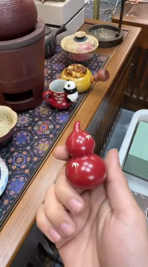 摆件陶茶具茶具茶具故宫红葫芦