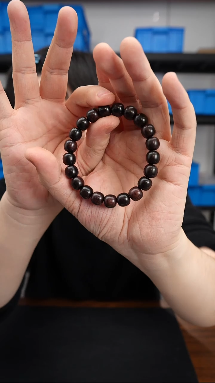 手串/手链黄花梨/降香黄檀DW004老型珠单圈手串