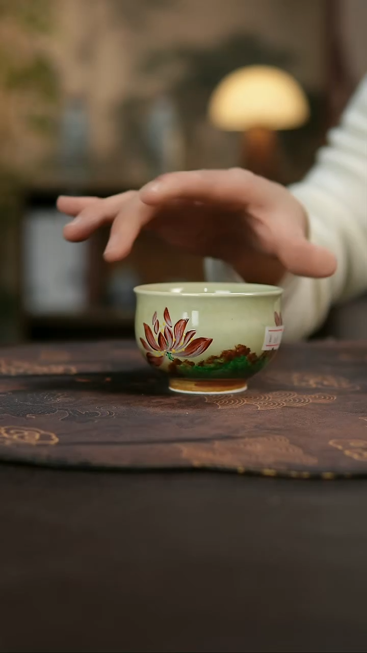 景德镇陶瓷杯碗柴烧多人