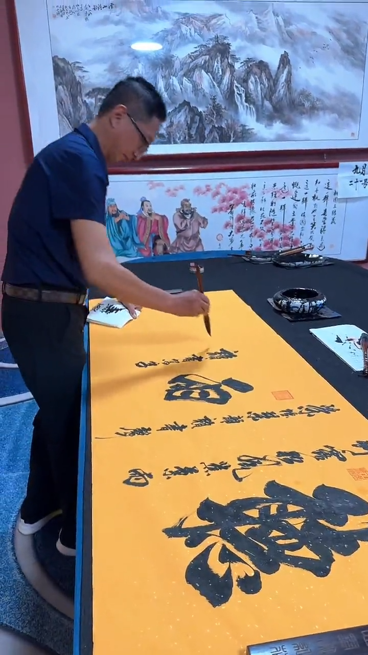 书法听雨 李老师书法作品