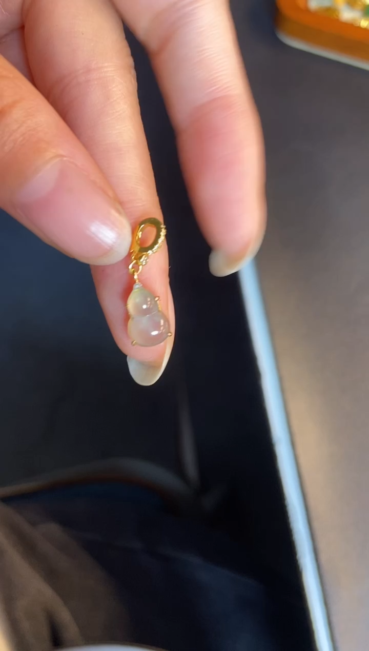 吊坠(不含链)银S925镶嵌翡翠1