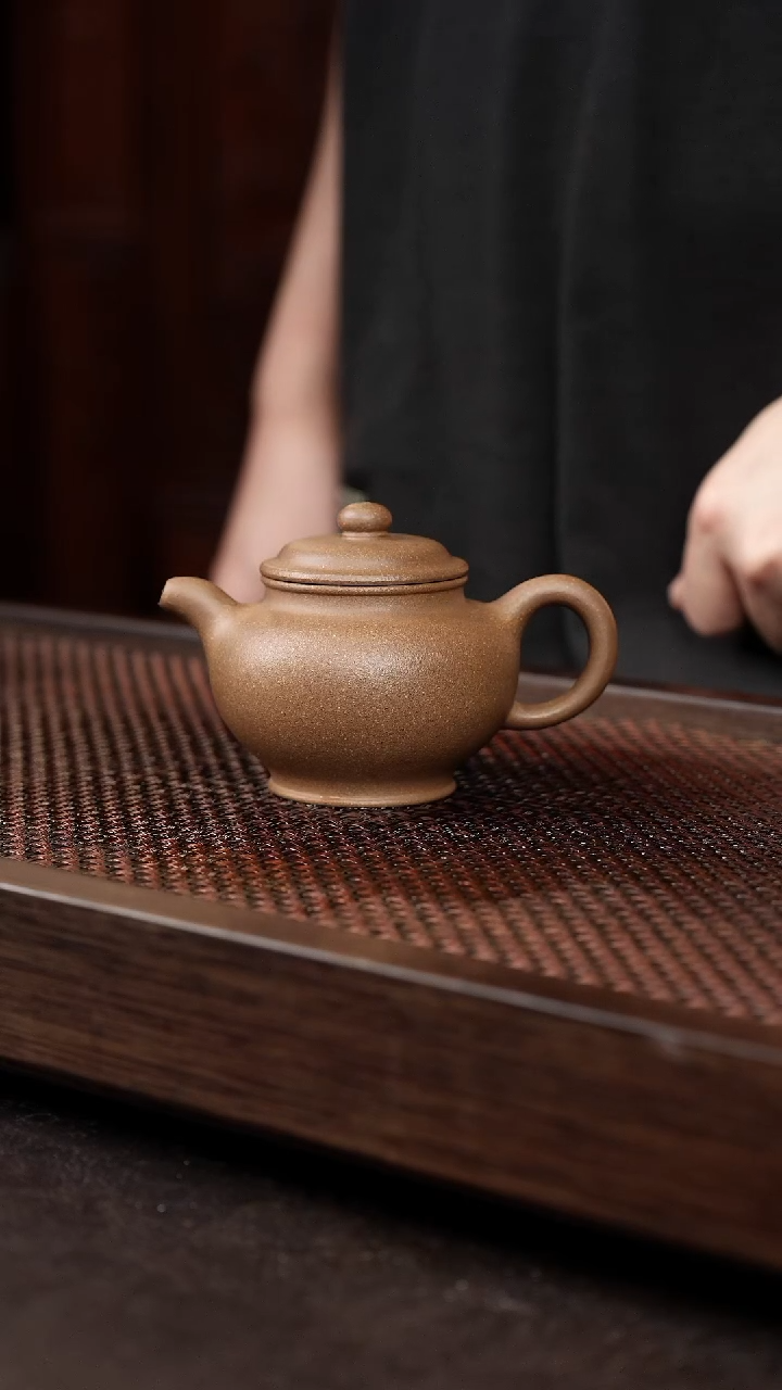茶壶紫砂芝麻绿掇只