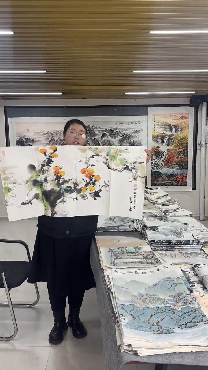 国画丹青专属福利-君梅横版事事如意