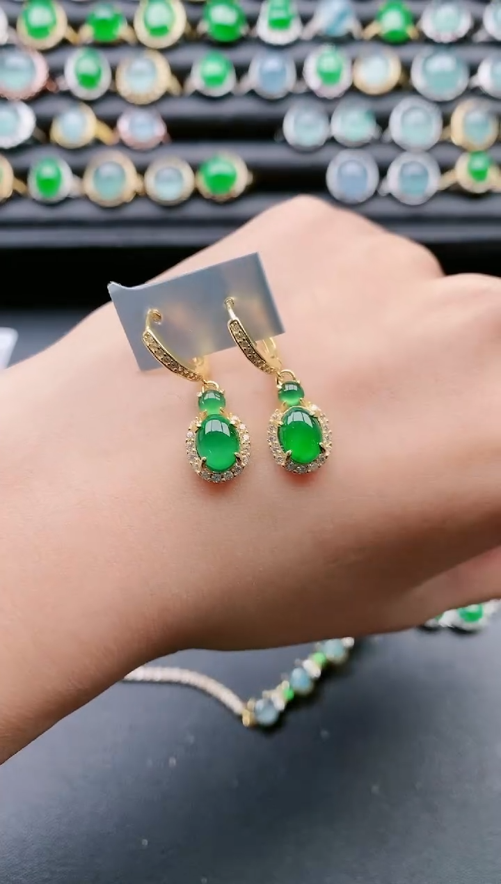 【闪购商品】翡翠戒指银S925镶嵌1111111
