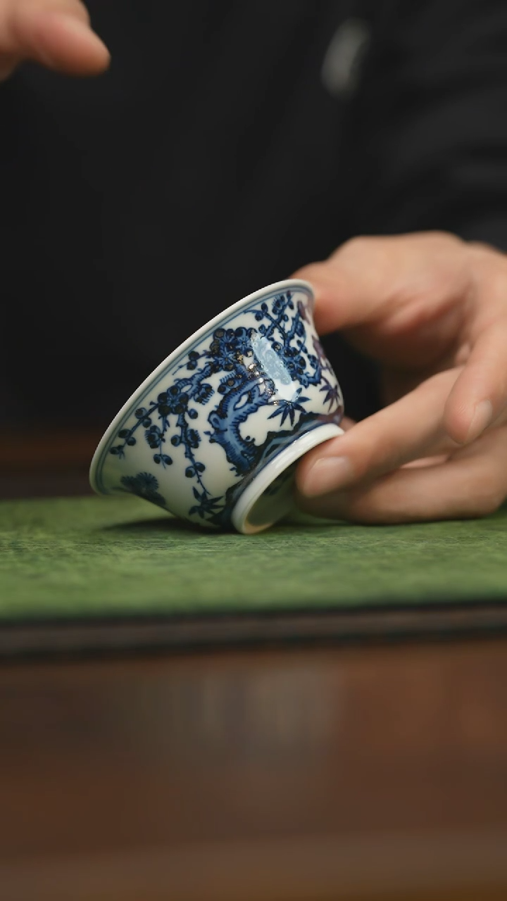 【闪购商品】杯柴窑青花破价福利