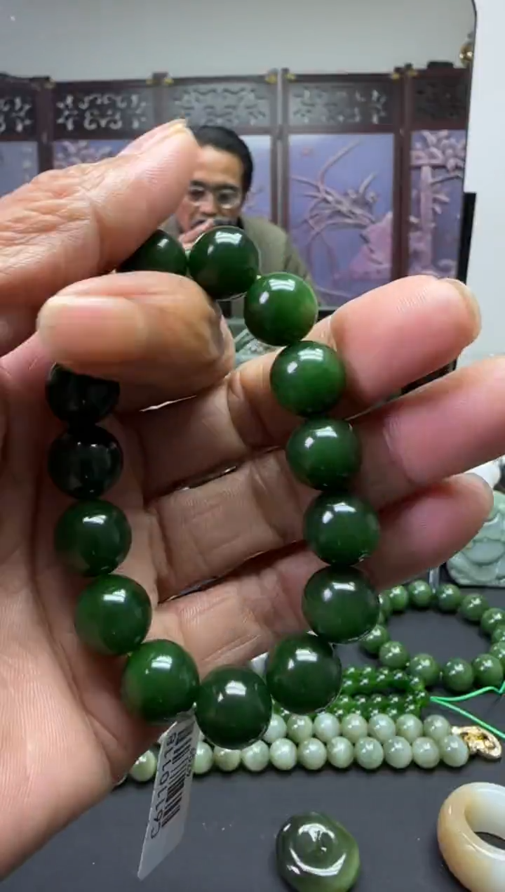未镶嵌和田玉珠宝奇石手串