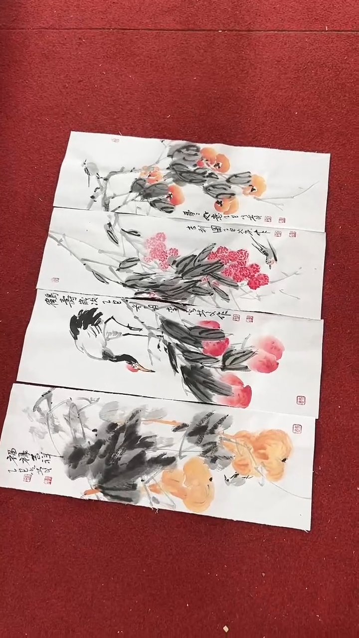 国画李火庆/国画/花鸟