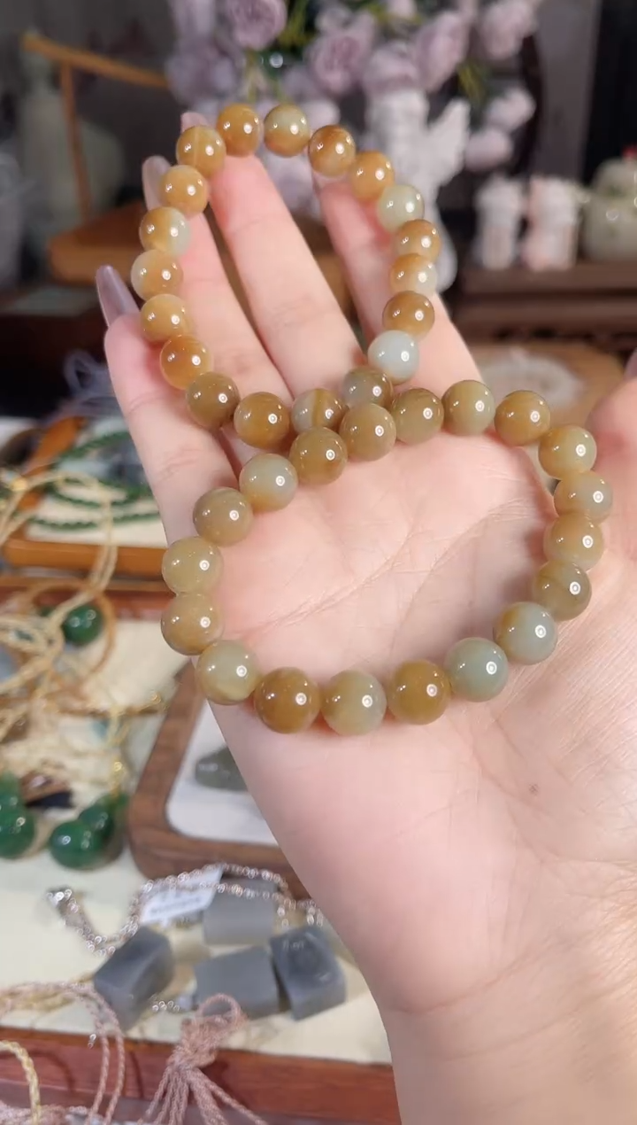 未镶嵌手链和田玉多样性发其一孤品默认微瑕