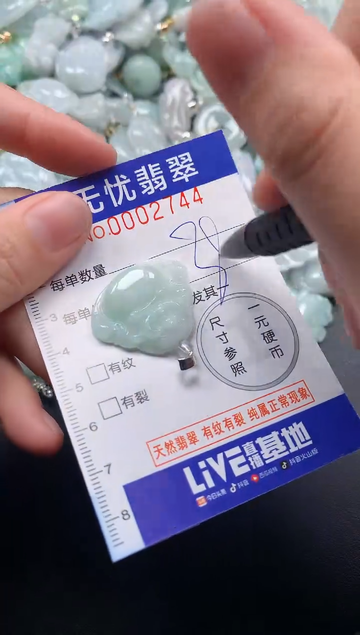 颈饰未镶嵌翡翠2744