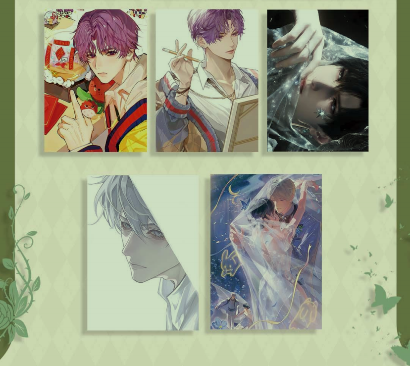 【恋与深空】书写你的名字艺术小卡【盲盒拆卡/代拆】