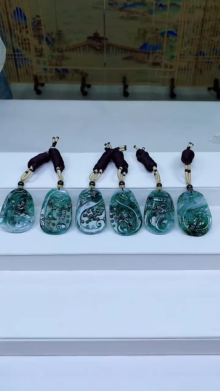 定制翡翠未镶嵌5028ty-毛货挂件222