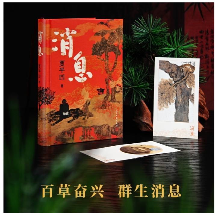 【随机掉落亲签版】贾平凹《消息》长篇笔记体小说一幅斑斓馥郁灵秀 