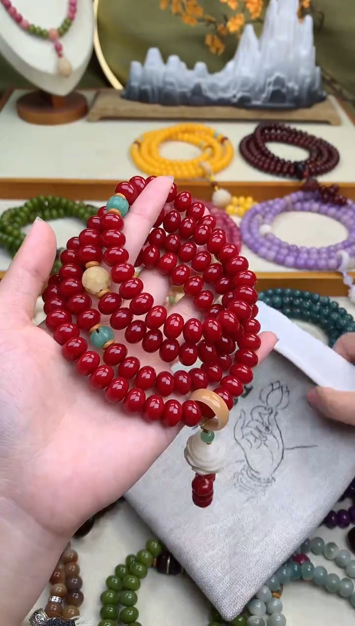 【闪购商品】白玉菩提手串红菩提