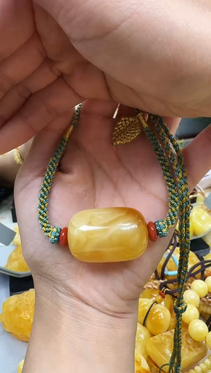 【闪购商品】琥珀裸石未镶嵌锁骨链