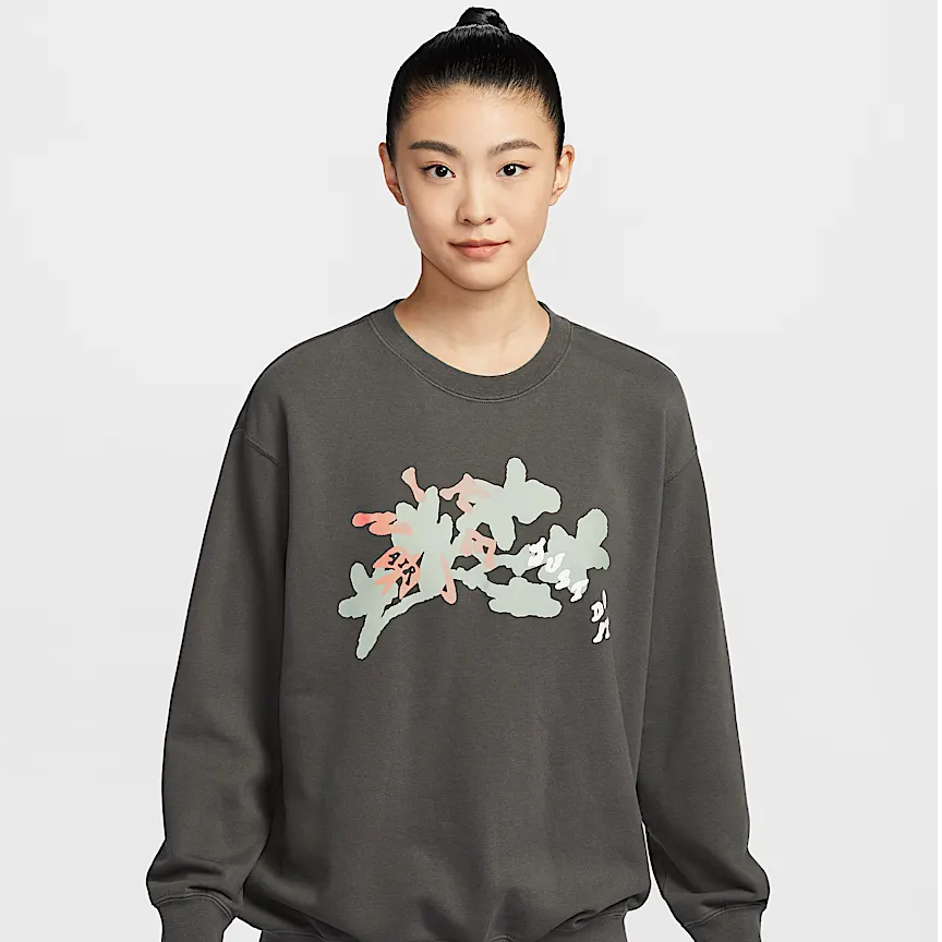 Nike耐克女子CREW运动休闲卫衣HV8724-261欧若风