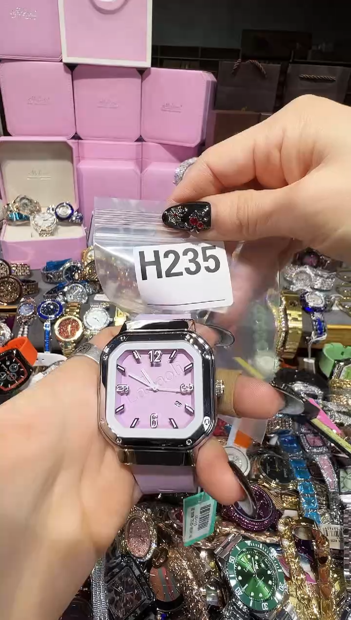 石英机芯不锈钢不锈钢直播定闪专用