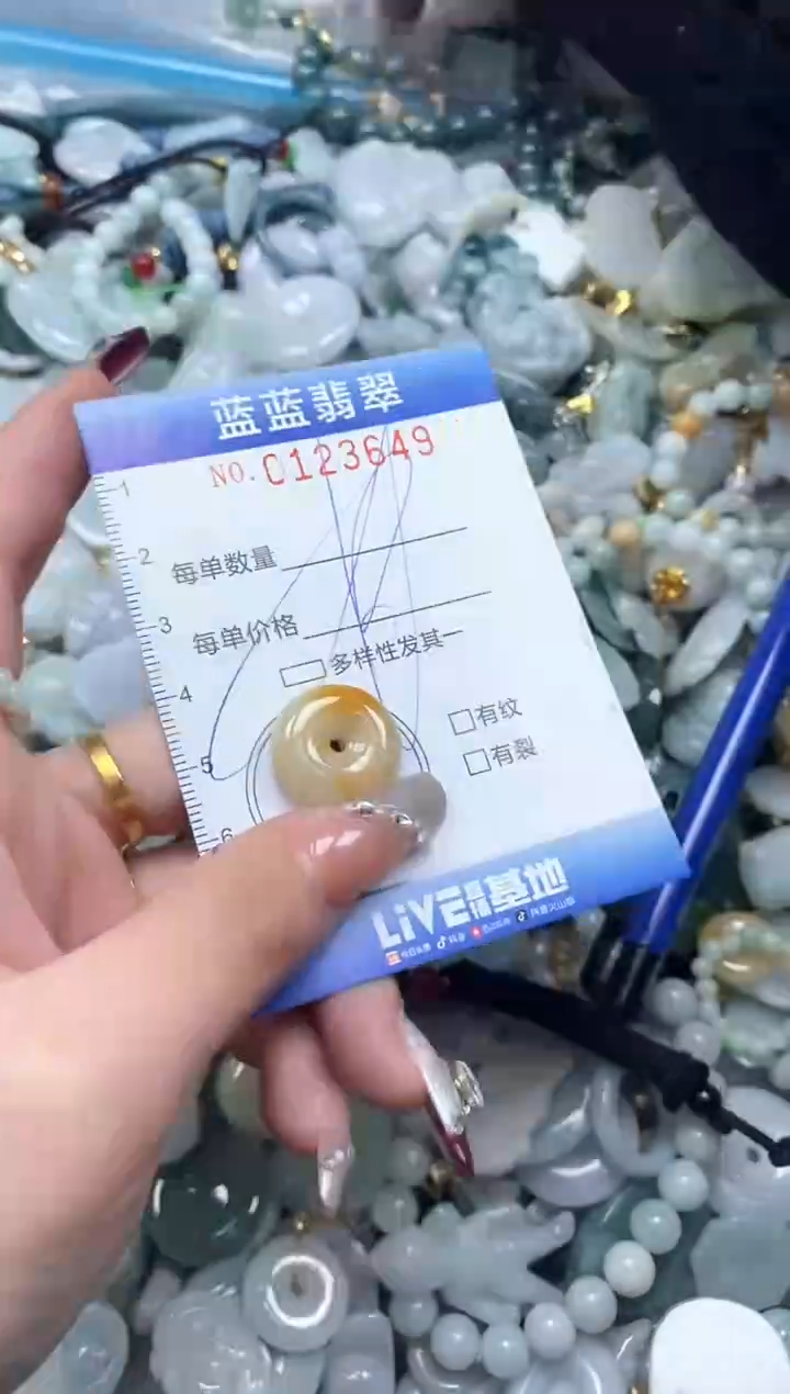 【闪购商品】翡翠颈饰未镶嵌闪购0123649多样性发其一