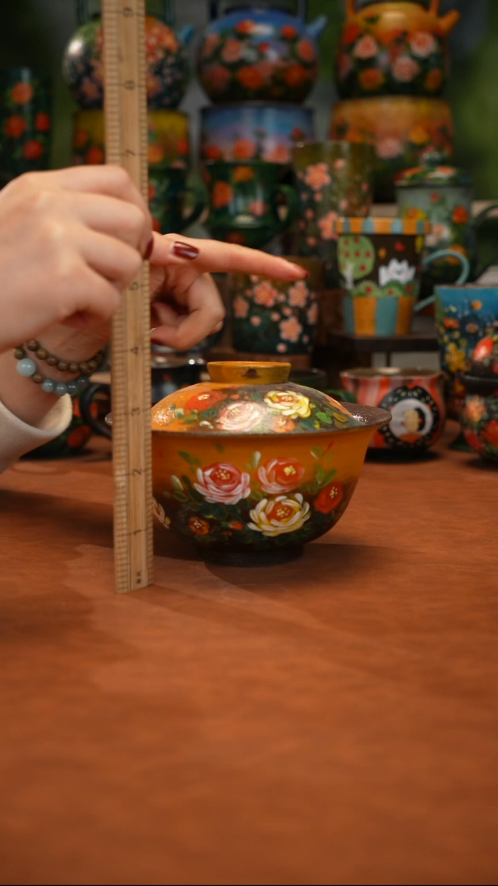 陶瓷油画手绘釉下彩