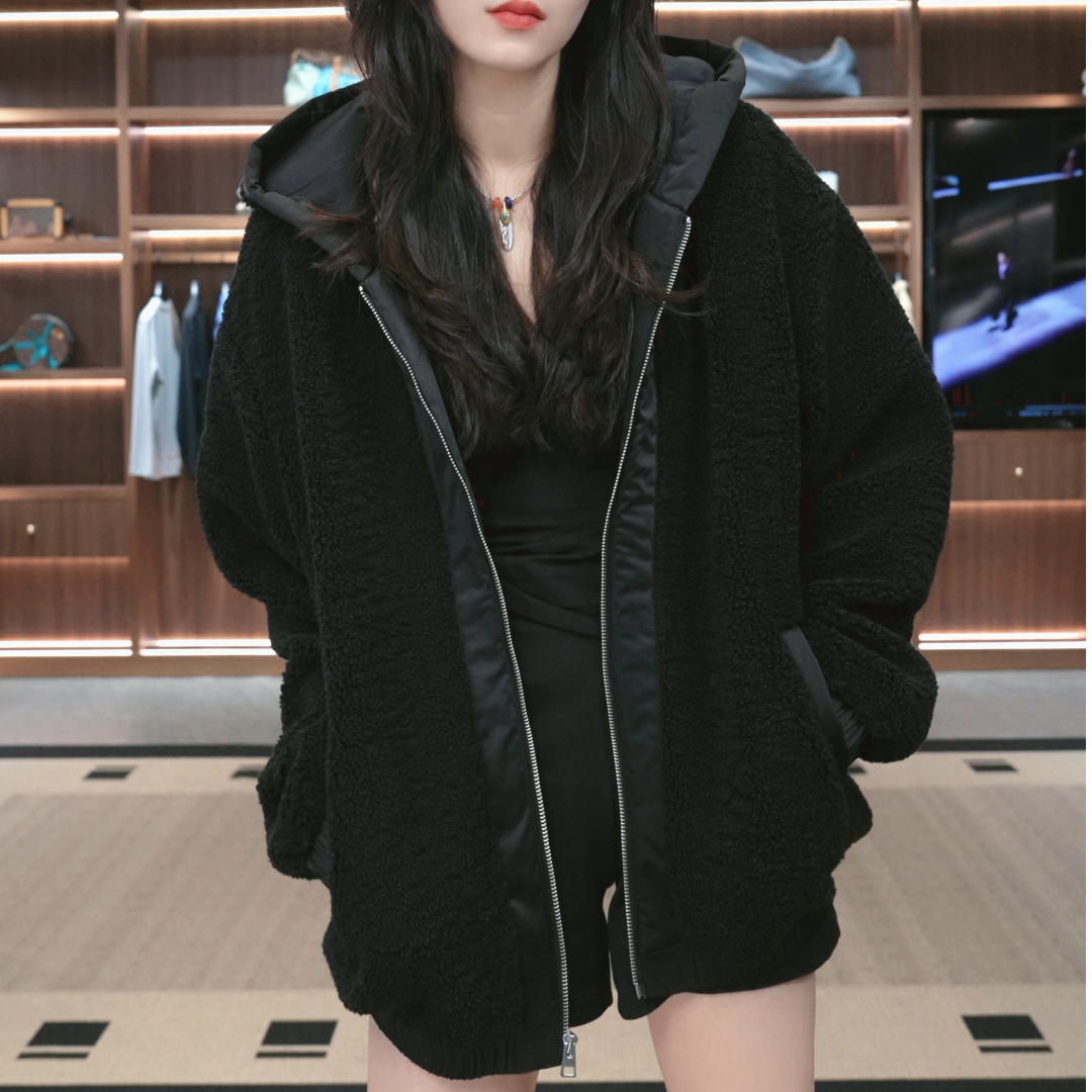 【绘尚D33Y黛仪3149】美式秋冬休闲百搭情侣款个性外套W253149