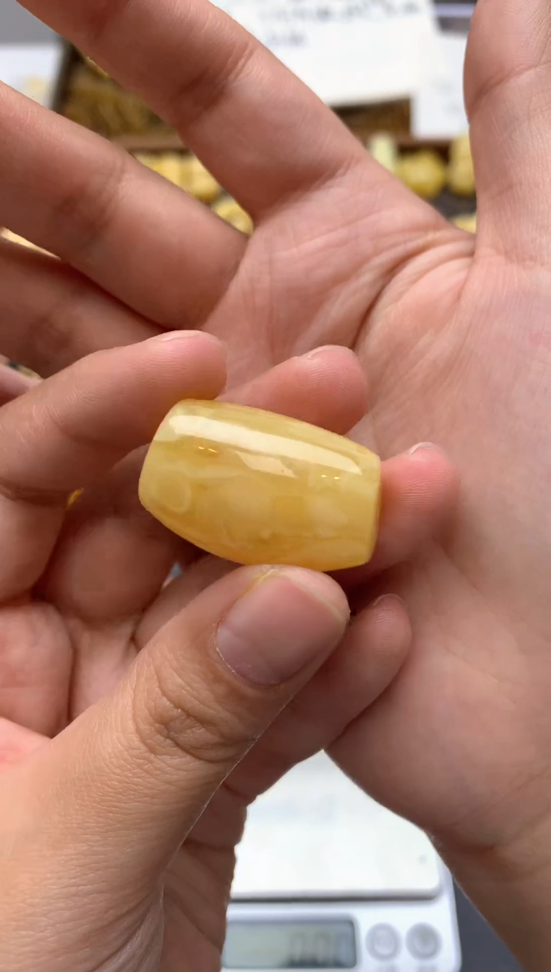 【闪购商品】琥珀珠宝奇石未镶嵌006琥珀蜜蜡花粉