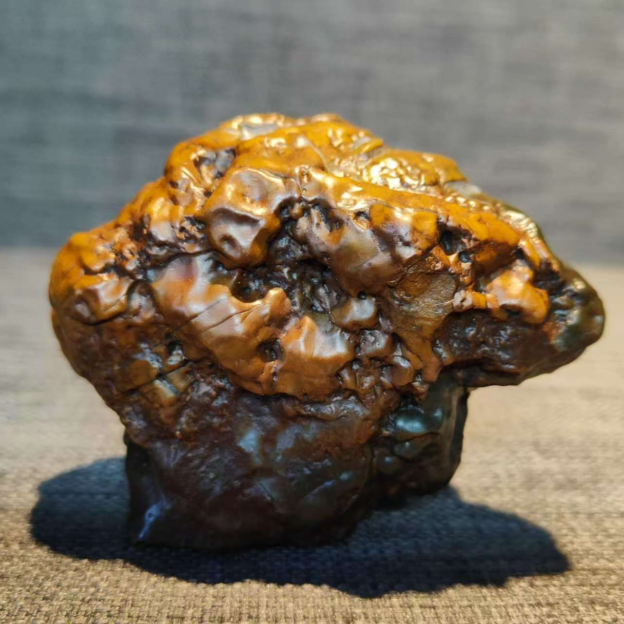 经脉石沙漠漆原石摆件戈壁石100~5000付米链接