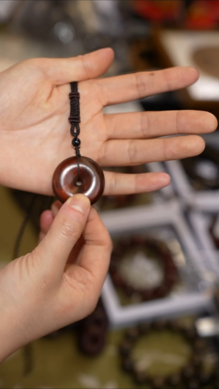 檀香紫檀（小叶紫檀）吊坠小叶紫檀平安扣