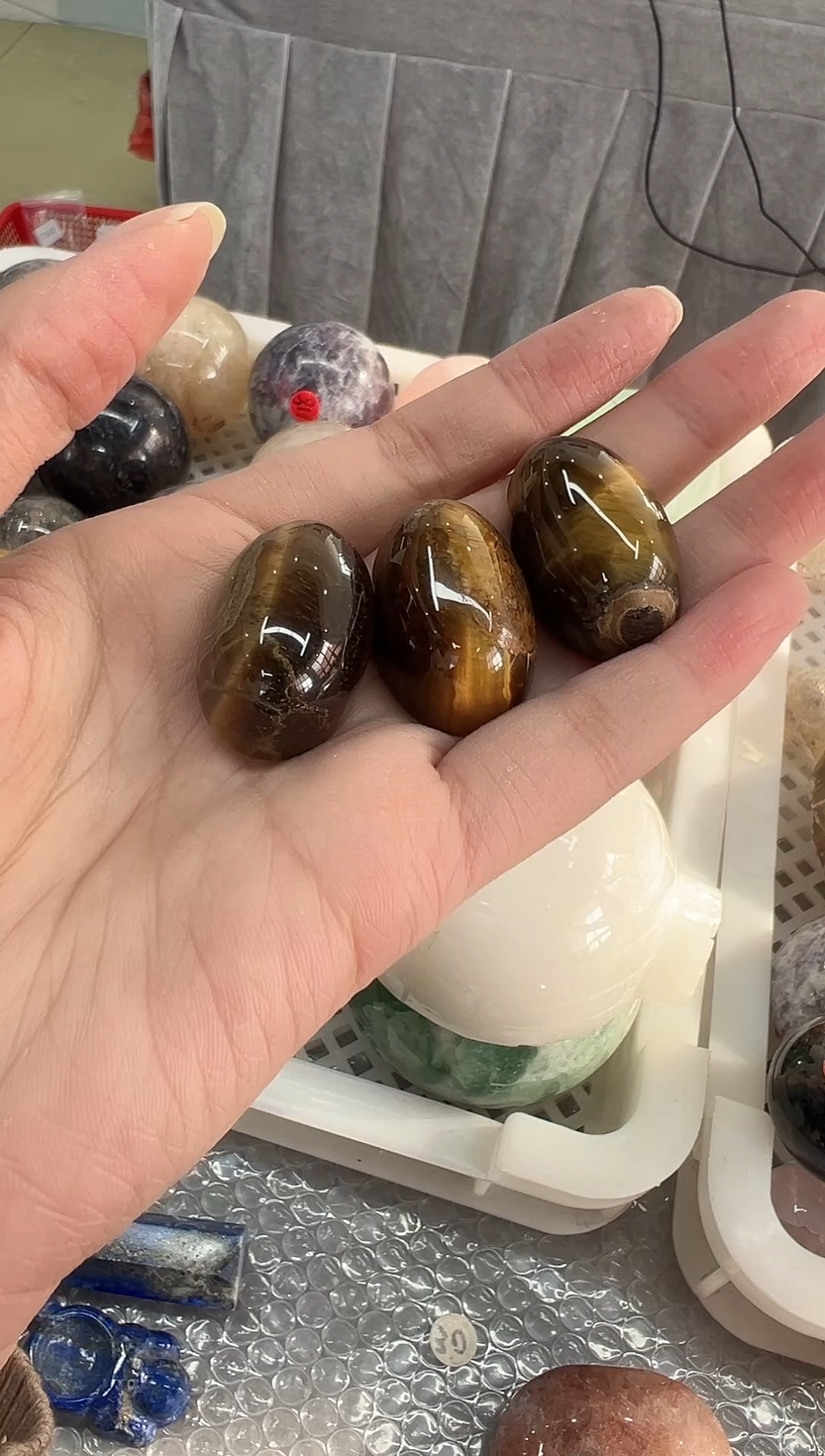 未镶嵌珠宝半成品水晶S906 拍一发三