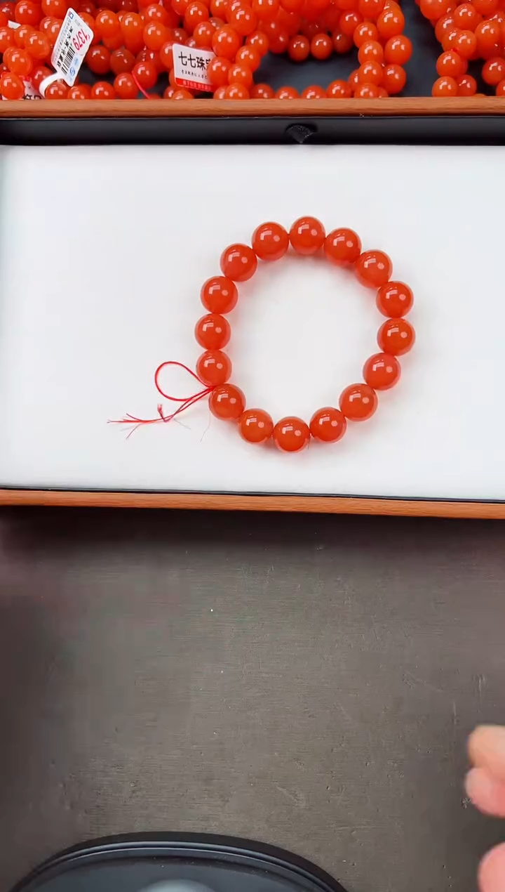 【闪购商品】南红玛瑙亮光手串卡13+未镶嵌保山杨柳滴水洞全品