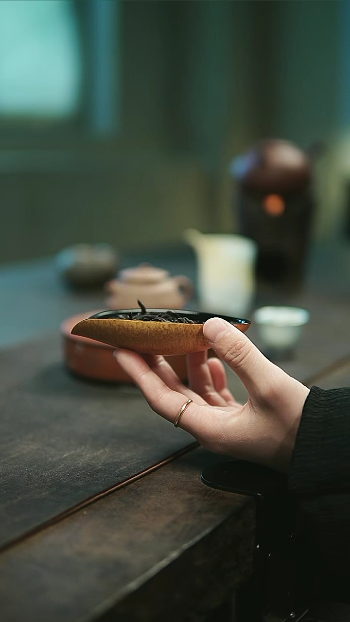 【闪购商品】林涧葫芦皮大漆茶则