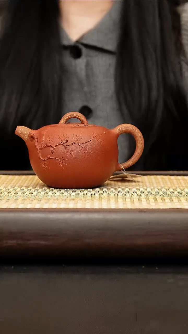 茶壶紫砂劲松 400cc 清水泥