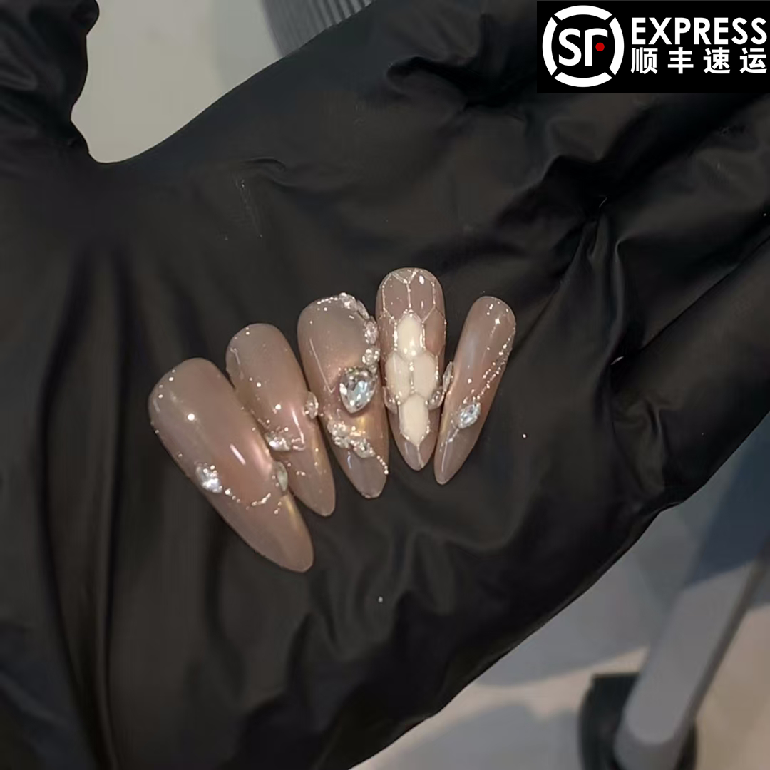 【星辰灵蛇】纯手工制作华子气质百搭双色渐变可拆卸穿戴甲