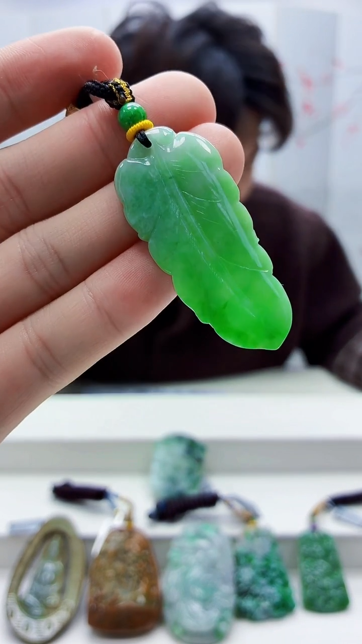 未镶嵌定制翡翠5145bb-毛货挂件16