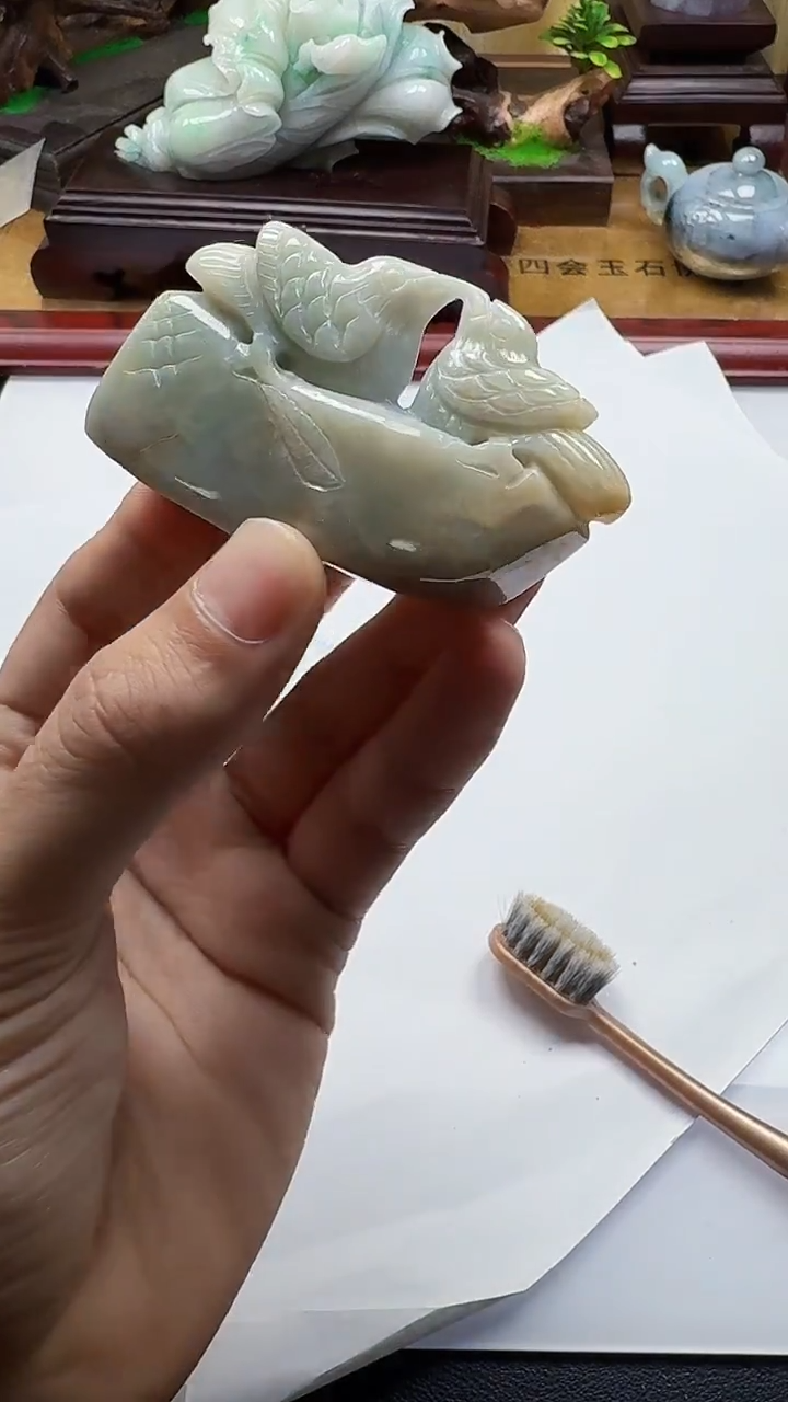 吊坠(不含链)未镶嵌翡翠1