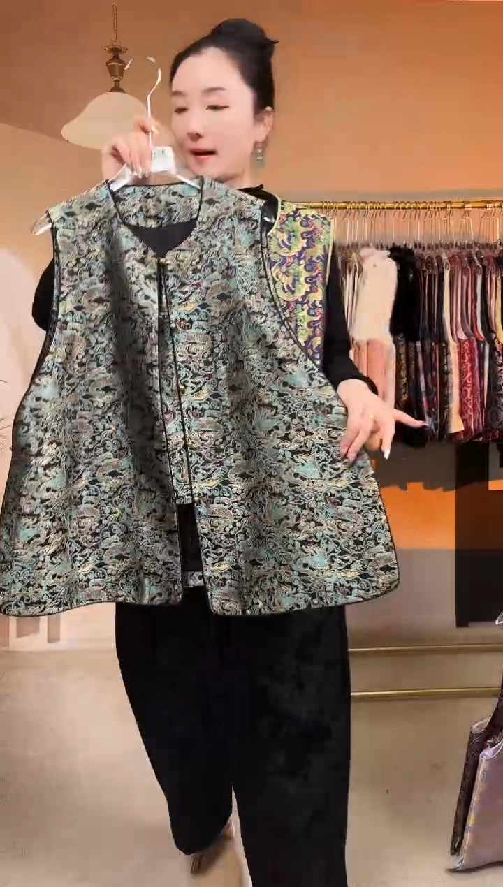 62沁月新中式国风马甲