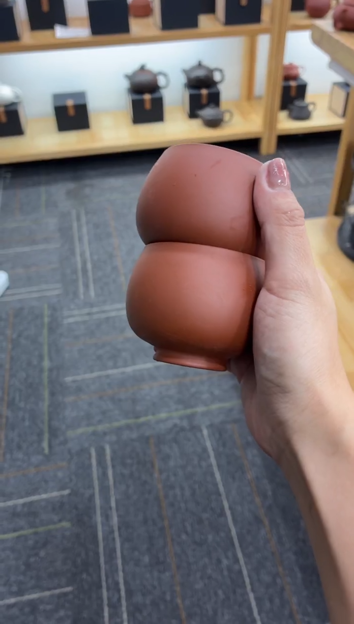 茶杯朱泥朱泥主人杯（2个）