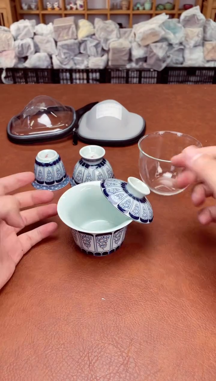 【闪购商品】摆件高端瓷器易仟杯茶器