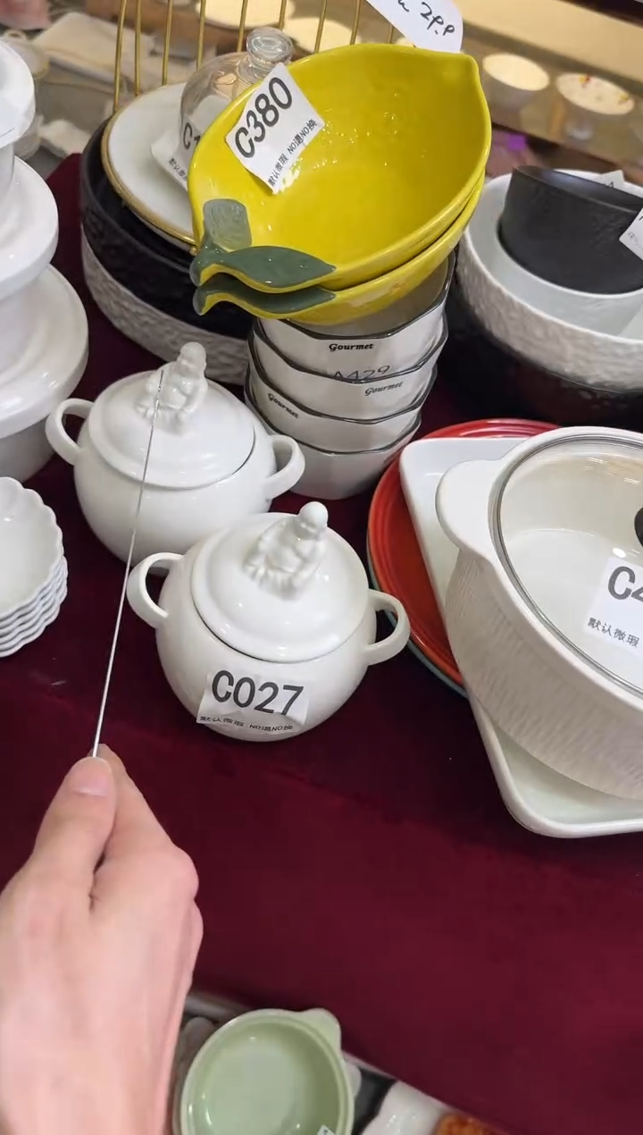 摆件陶C027-2个   陶瓷餐具库存微瑕