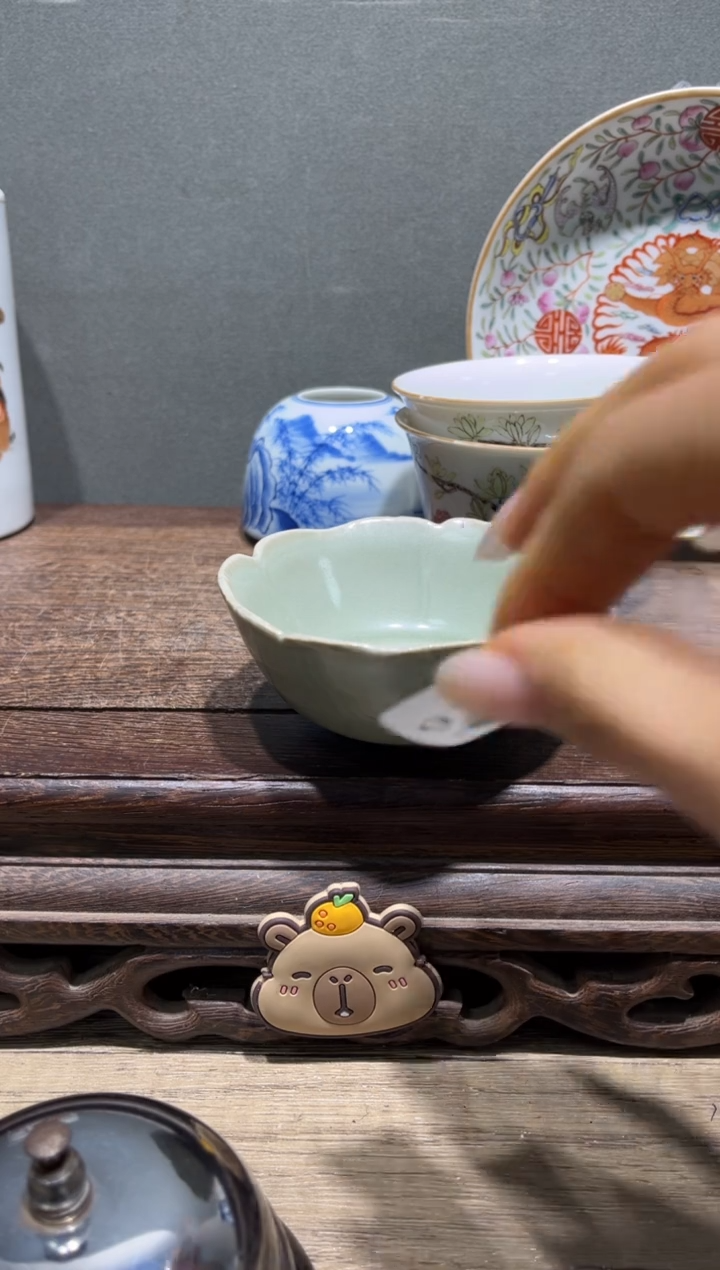 瓷片沈**白A938 瓷器小摆件小摆件