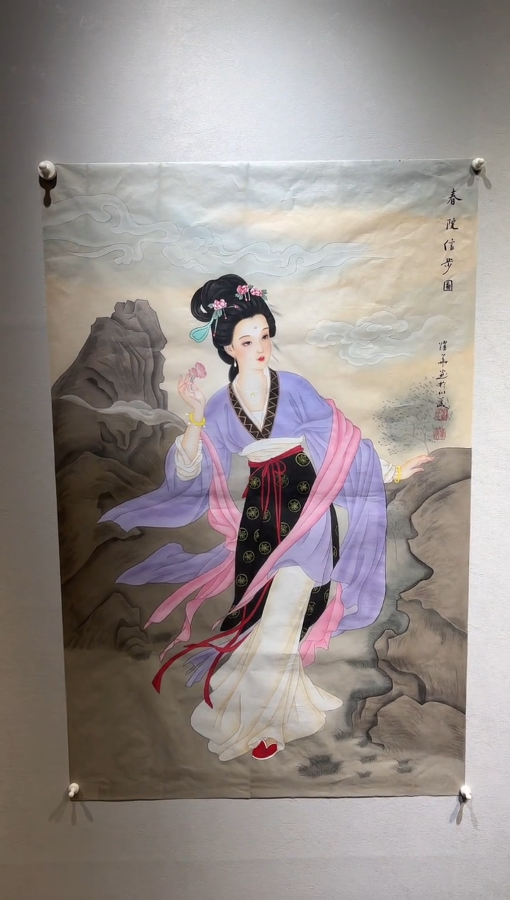 国画国画RW-1300829-张跃华央创美术馆精品定制备案作品