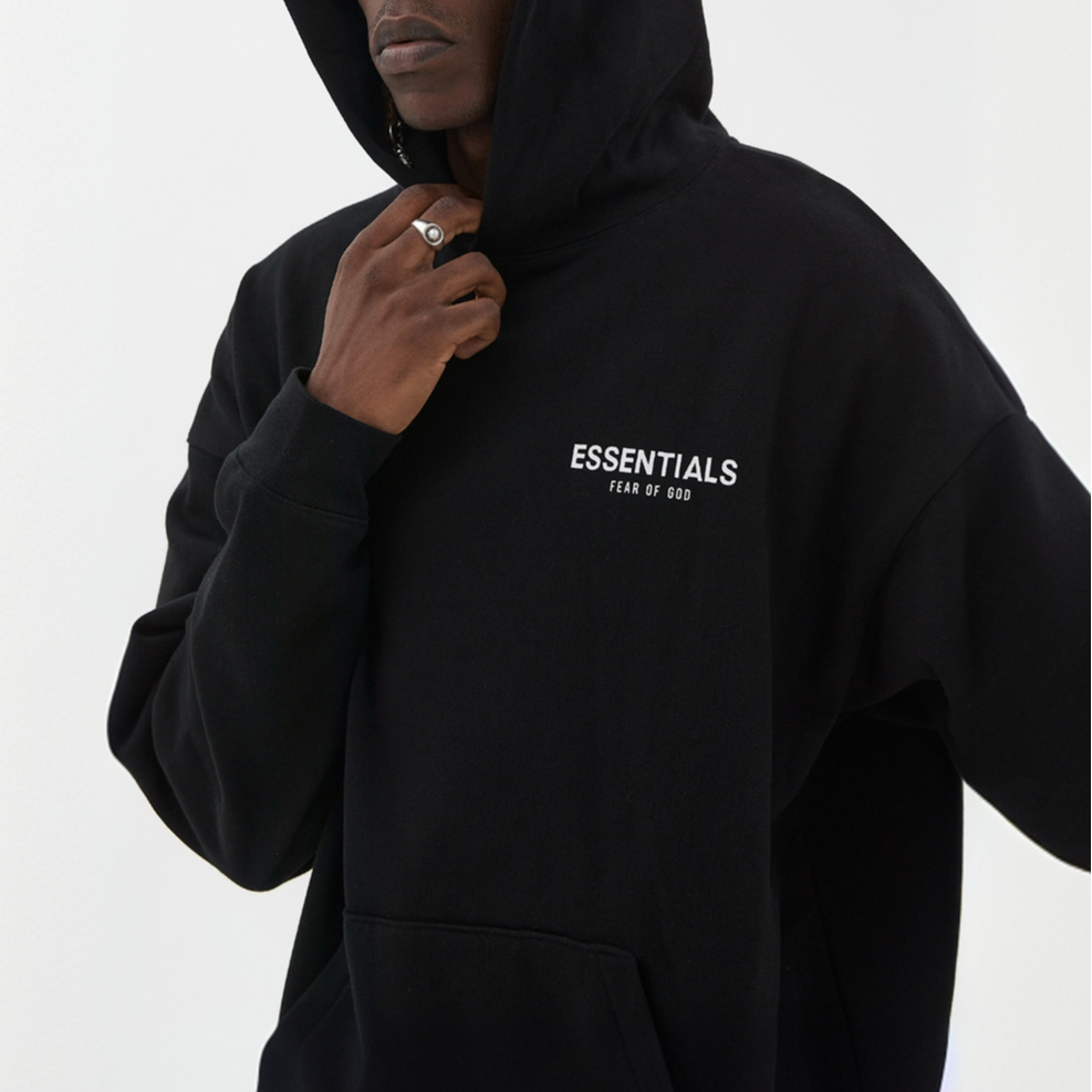 「双11好物」25SS美式重磅植绒字母休闲男女秋冬季嘻哈情侣卫衣连帽