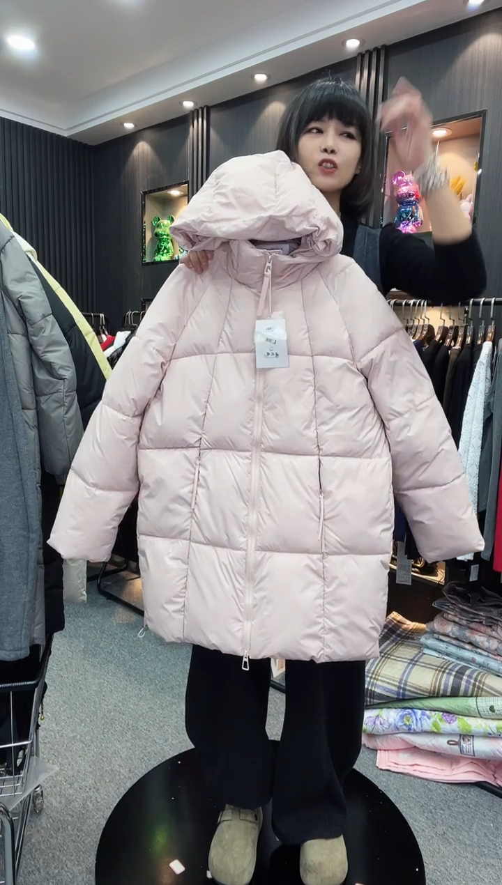 601豆腐块-----棉服粉色