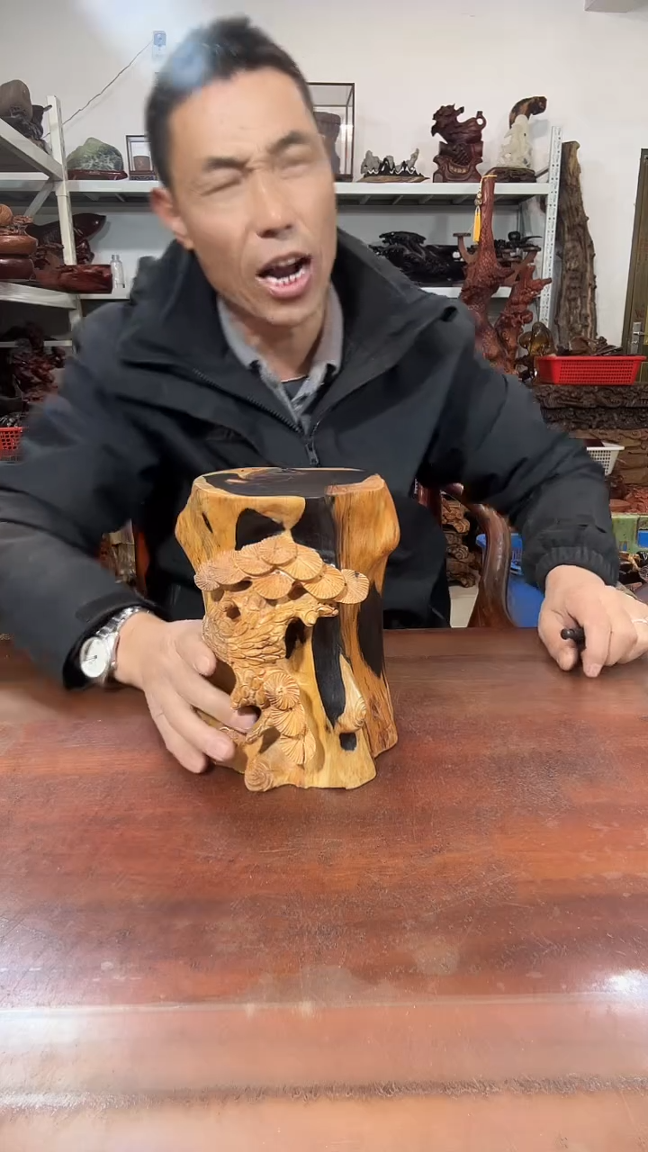 木惊*红木随形创意底座yyds