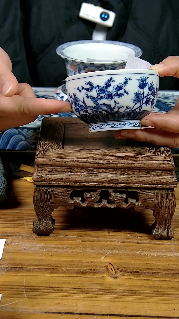 摆件景德镇陶瓷茶具茶杯摆件705