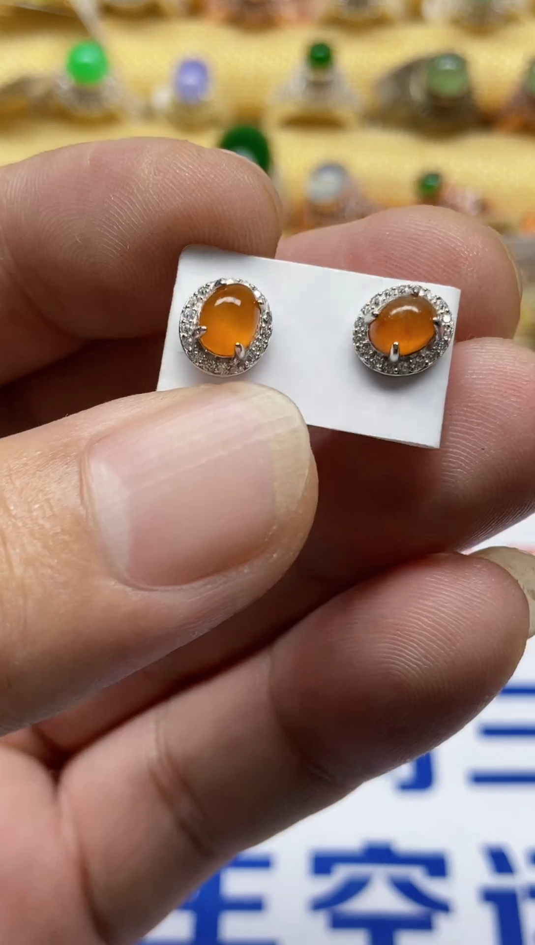 【闪购商品】翡翠戒指银S925镶嵌0000