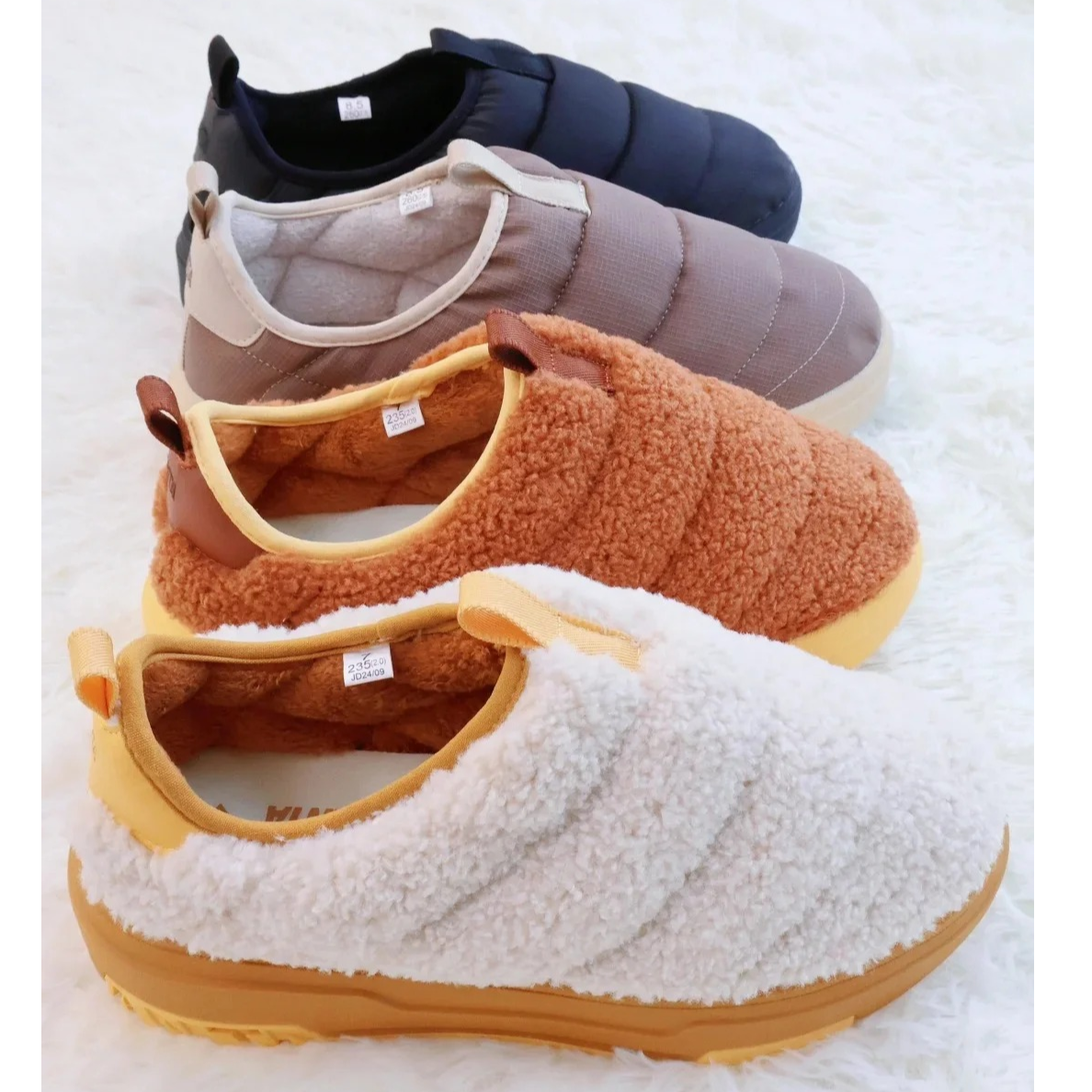 ANTA/安踏一脚蹬易穿脱棉鞋情侣冬季加绒保暖户外休闲鞋112448922