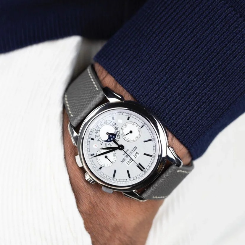 99新 Patek Philippe/百达翡丽 5270G万年历超级大复杂礼品全套