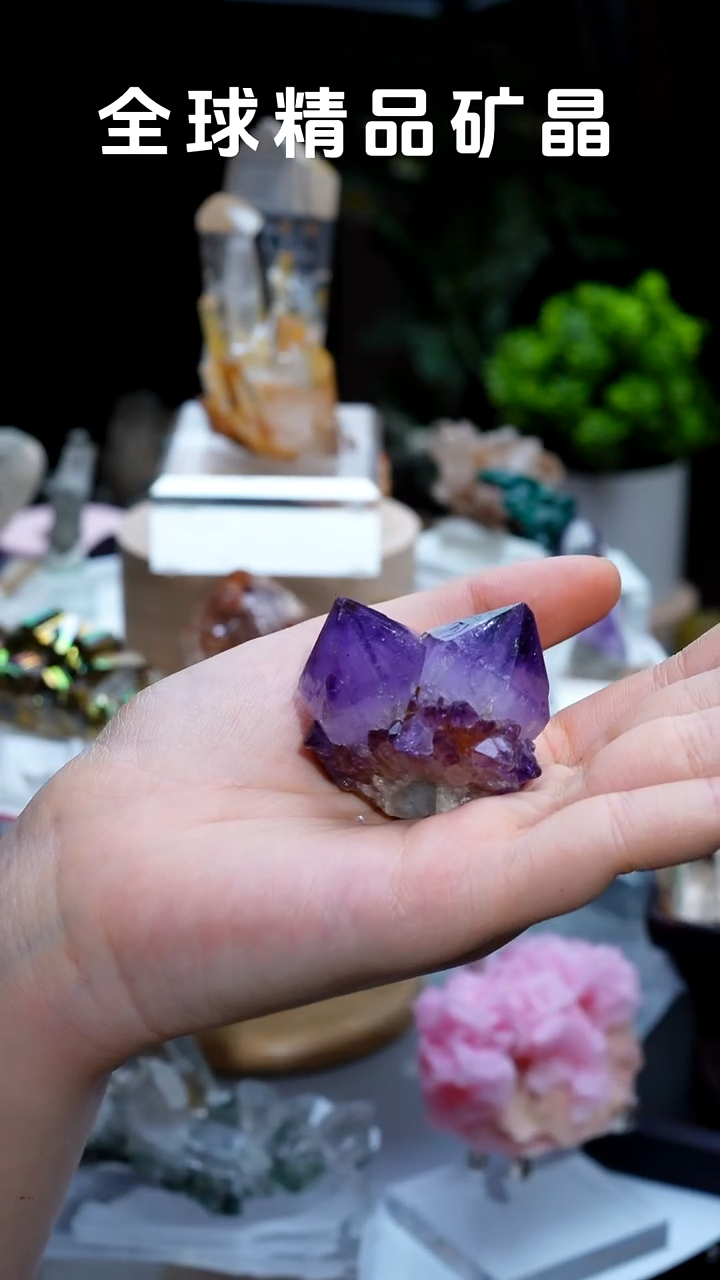 石材南非仙人掌水晶